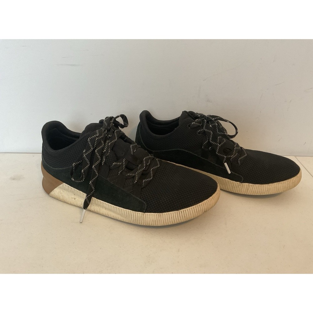 Sorel Women's 8.5 Out N About NL4090-010 Low Sneakers Waterproof Black Sea Salt